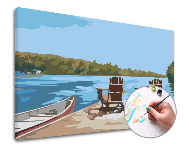 Paint by Numbers: On the Pier | Low Difficulty — image 2