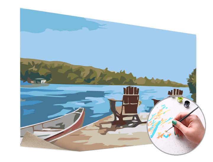 Paint by Numbers: On the Pier | Low Difficulty — image 3