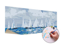 Paint by Numbers PLATES ON THE HORIZON | Low Difficulty — image 3