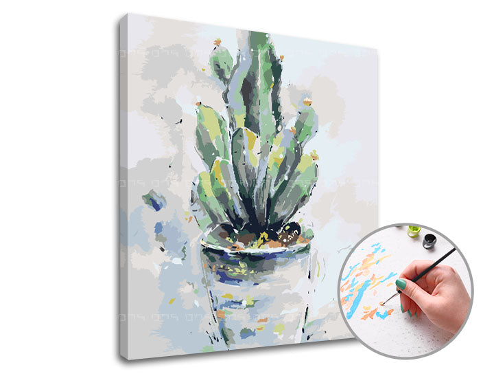 Paint by Numbers SUCULENT | Low Difficulty — image 3