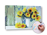 Paint by Numbers Sun in Passion | Medium Difficulty — image 1