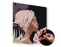 Paint by Numbers WOMAN | Low Difficulty SPECIAL BLACK EDITION — image 4