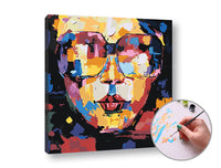 Paint by Numbers: Woman with Eyes | Low Difficulty — image 3