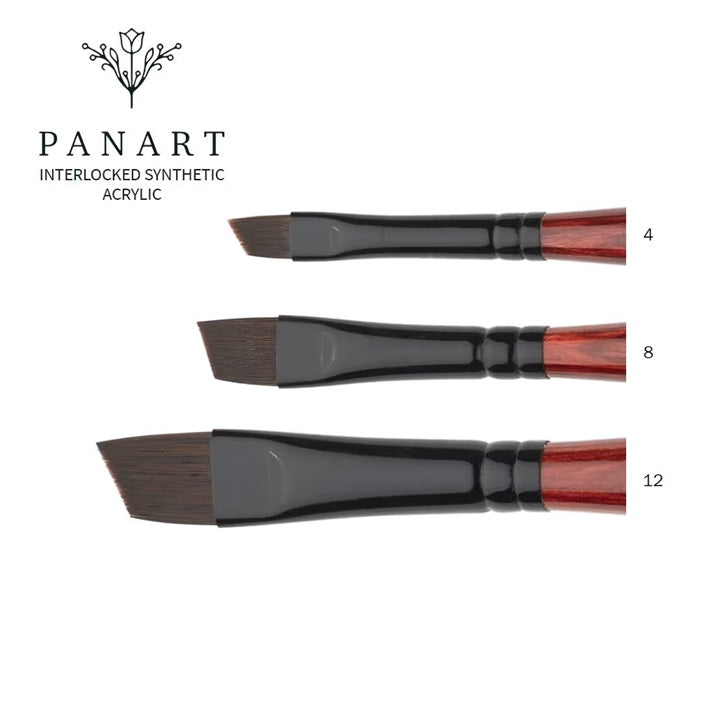 PanArt 3362 Angled Brush for Acrylic | various sizes — image 2