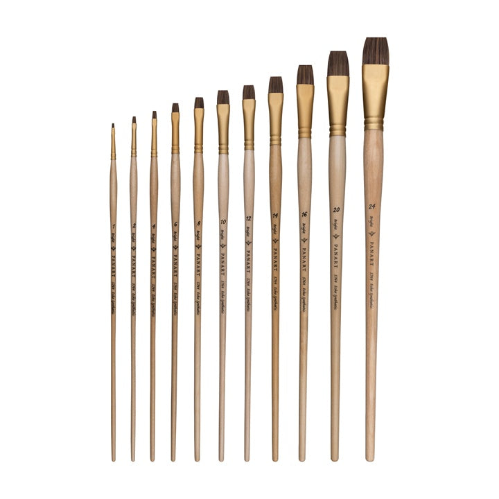 PanArt 5764 Multicolor Bright Flat Brush for Acrylic | various sizes