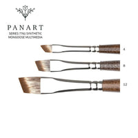 PanArt 7761 Angled Brush – Synthetic Mongoose Bristles | various sizes
