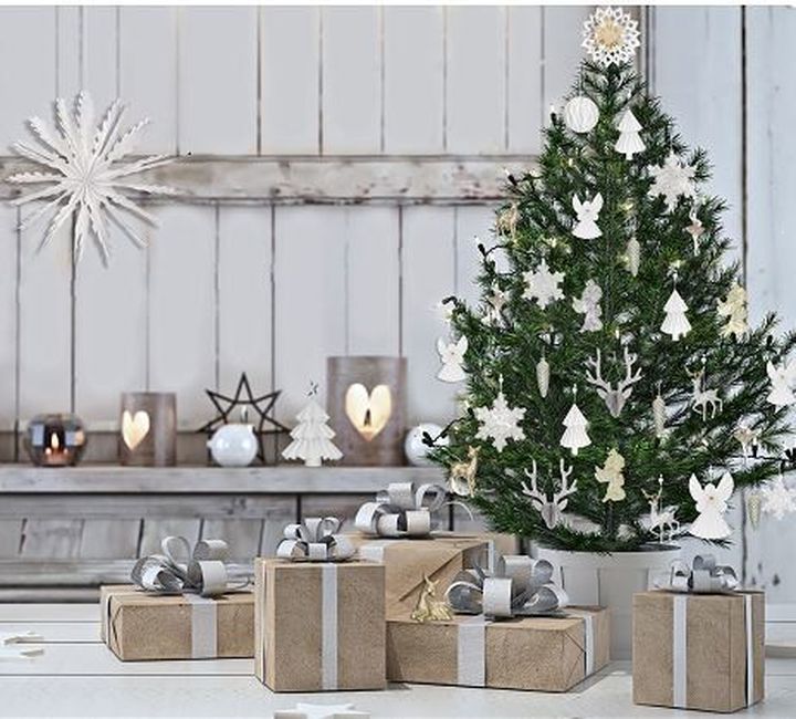 Paper Decoration Christmas Tree 24 cm