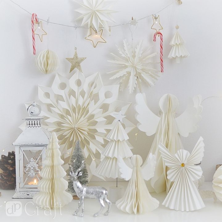 Paper Decoration Christmas Tree 24 cm