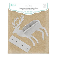 Paper Reindeer Decoration 20 cm — image 2