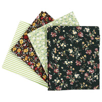 Patchwork Fabric - Green - Set of 4 - 45 x 55 cm