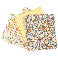 Patchwork Fabric - Yellow - Set of 4 - 45 x 55 cm