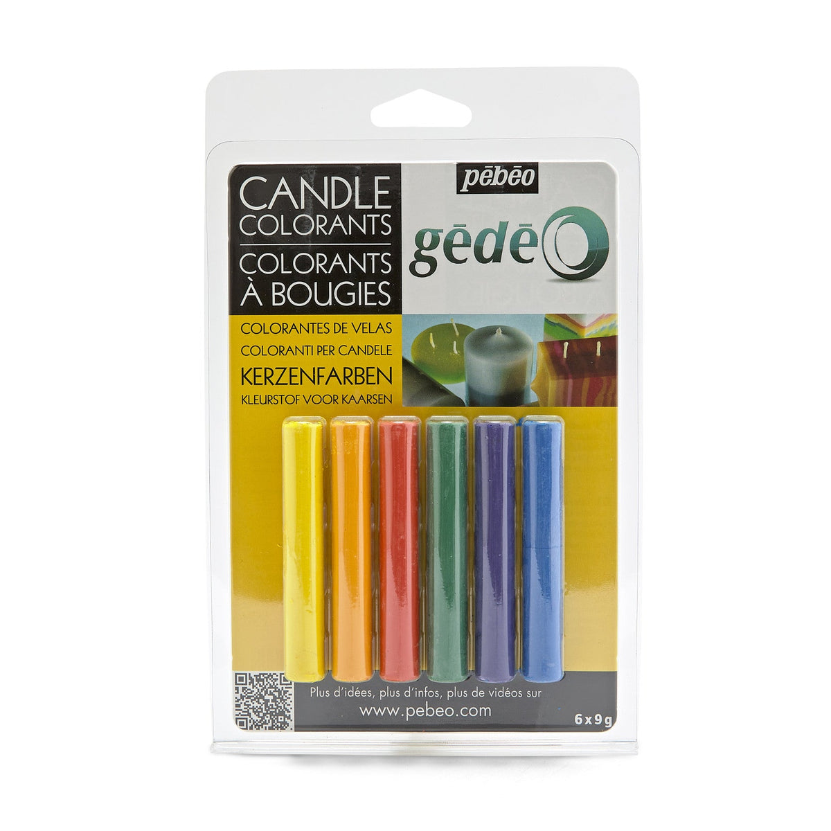 PEBEO Gédéo Candle Dye Sticks Set – 6 pcs