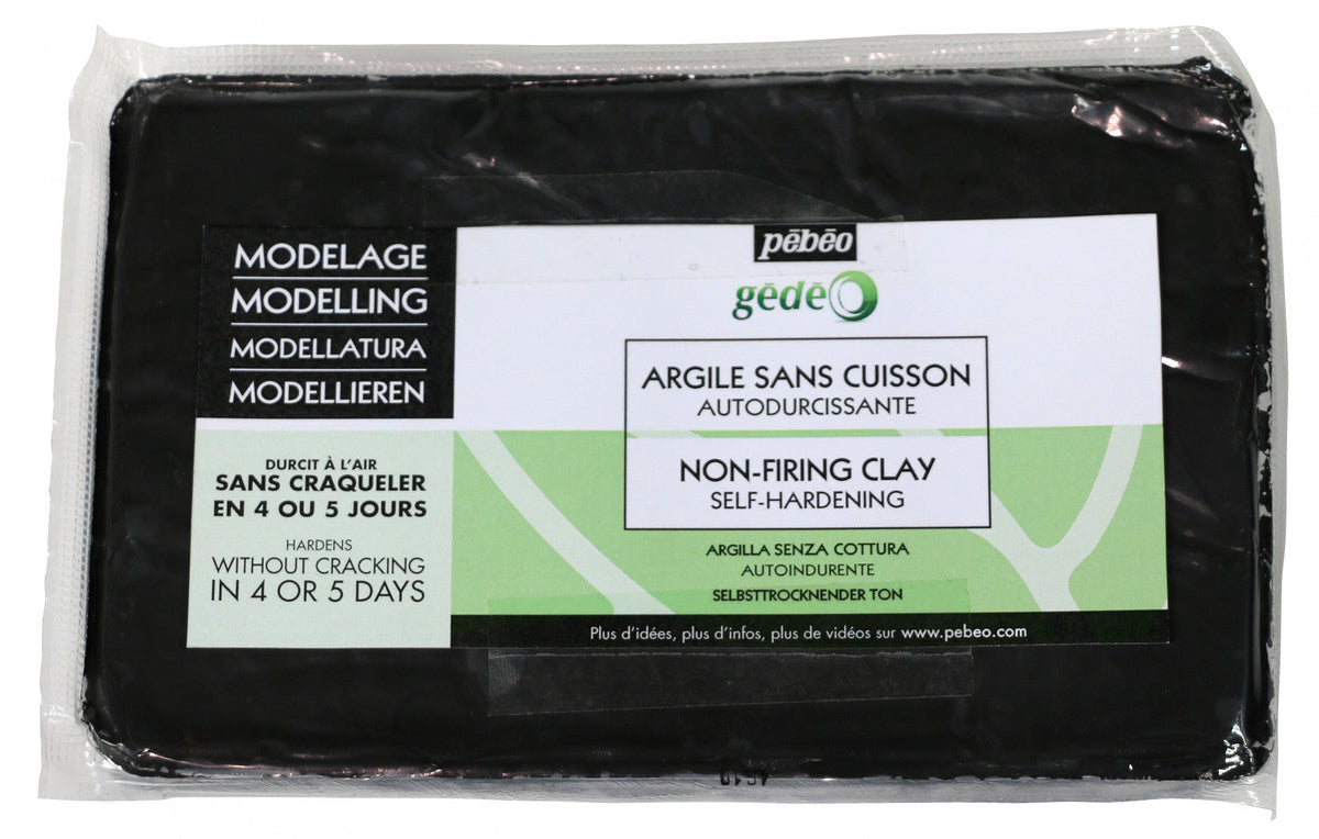 Pebeo Gedeo Modeling Clay 1.5 kg – black