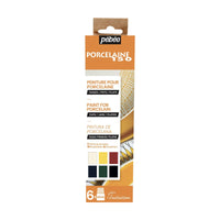 PEBEO Porcelaine 150 Porcelain Paint Set - 6 x 20 ml