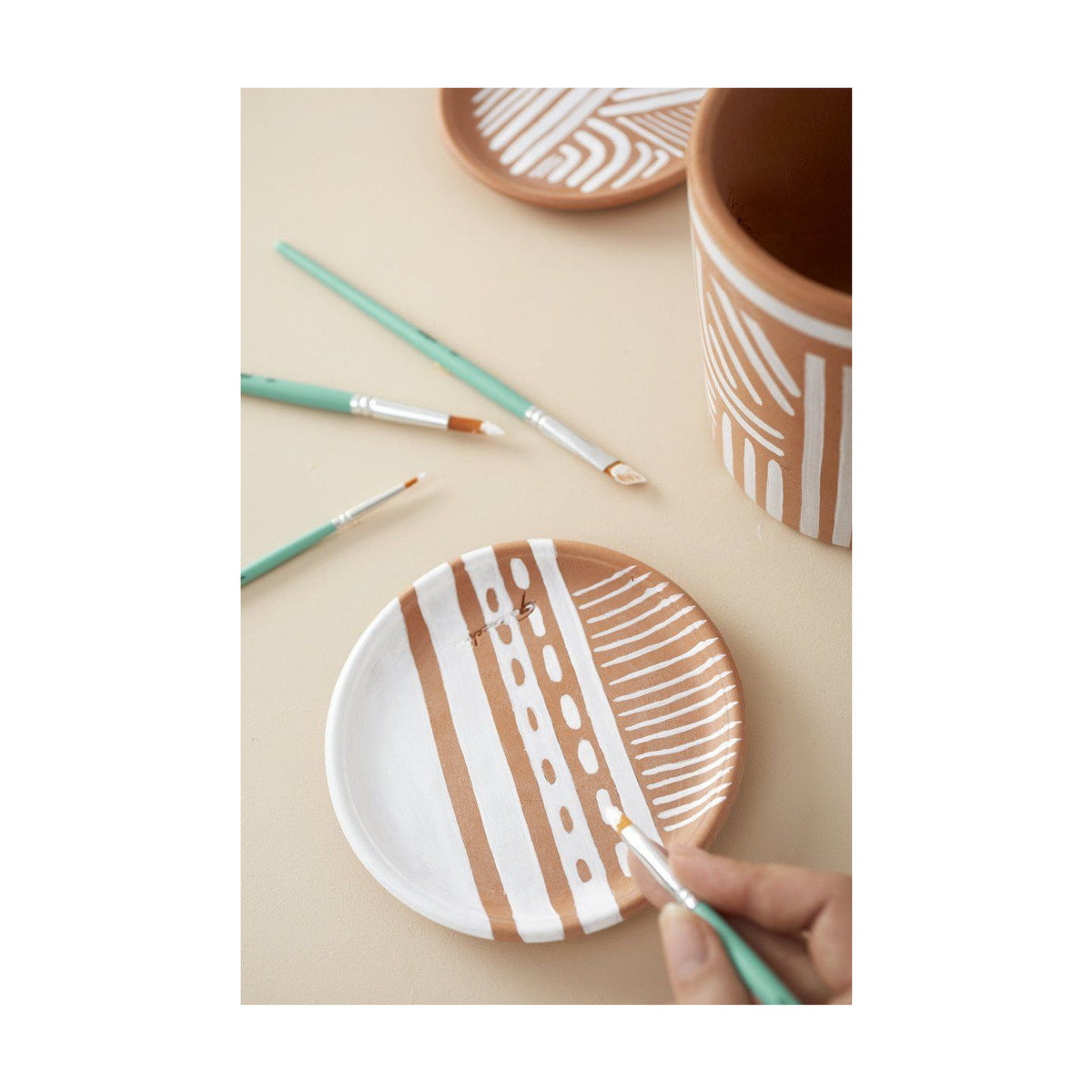 PEBEO Round Acrylic Paint Brushes - 6-Piece Set