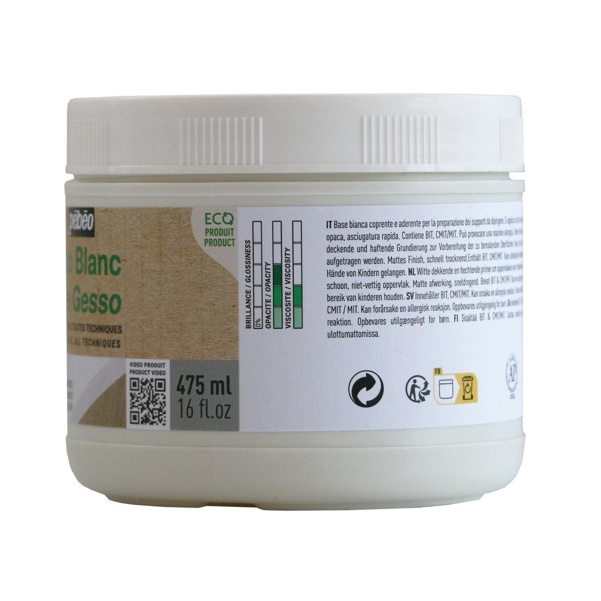 Pebeo Studio Gesso Primer 475 ml