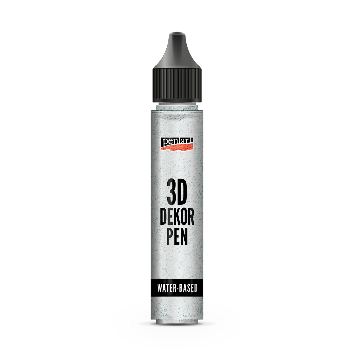Pentart 3D Decor Pen Glitter 30 ml – Silver