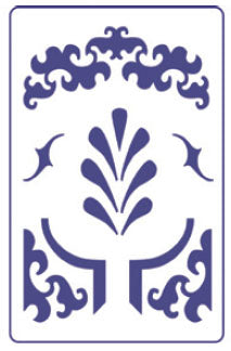 PENTART A5 Stencil - S1 Ornaments