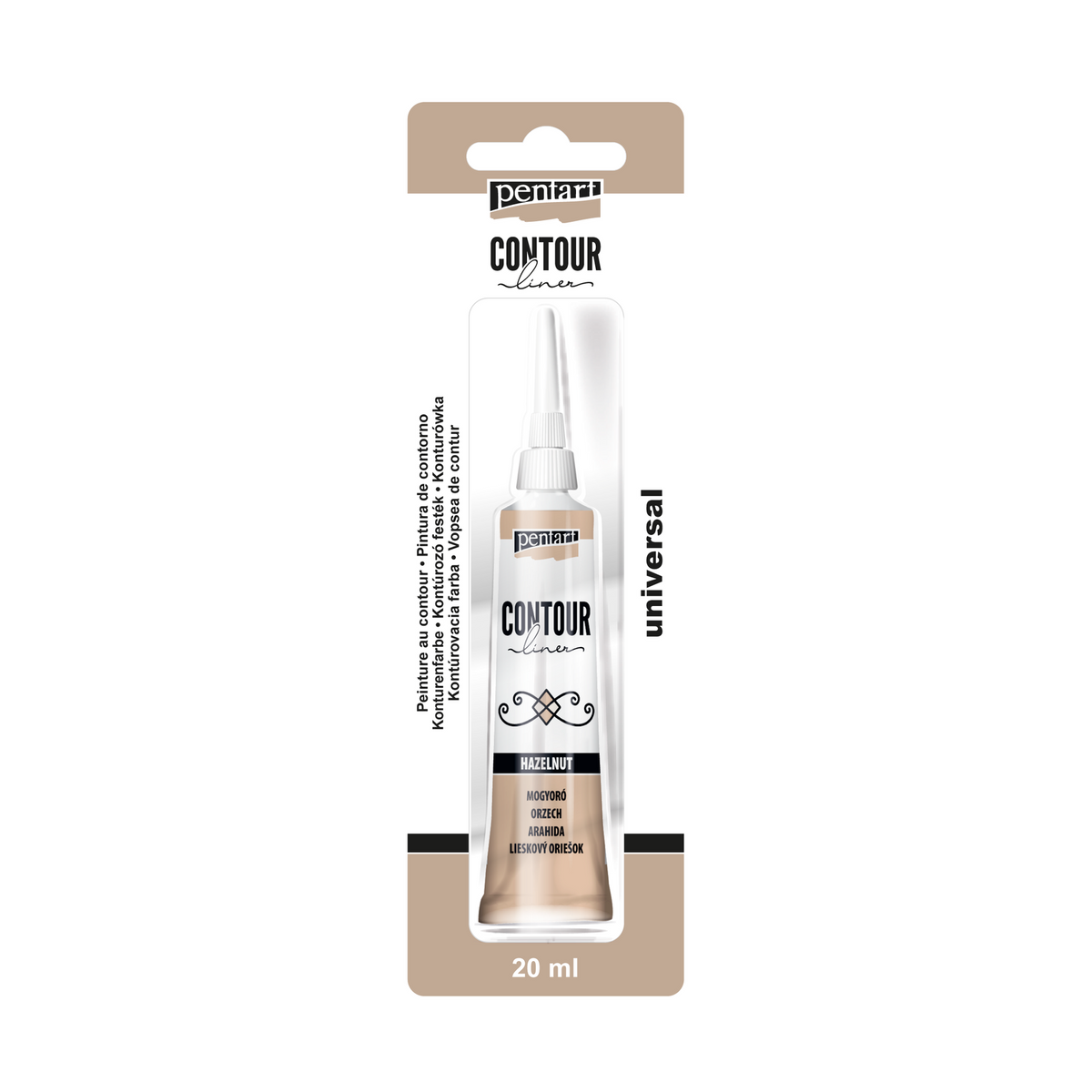 Pentart Contouring Paint 20 ml – hazelnut