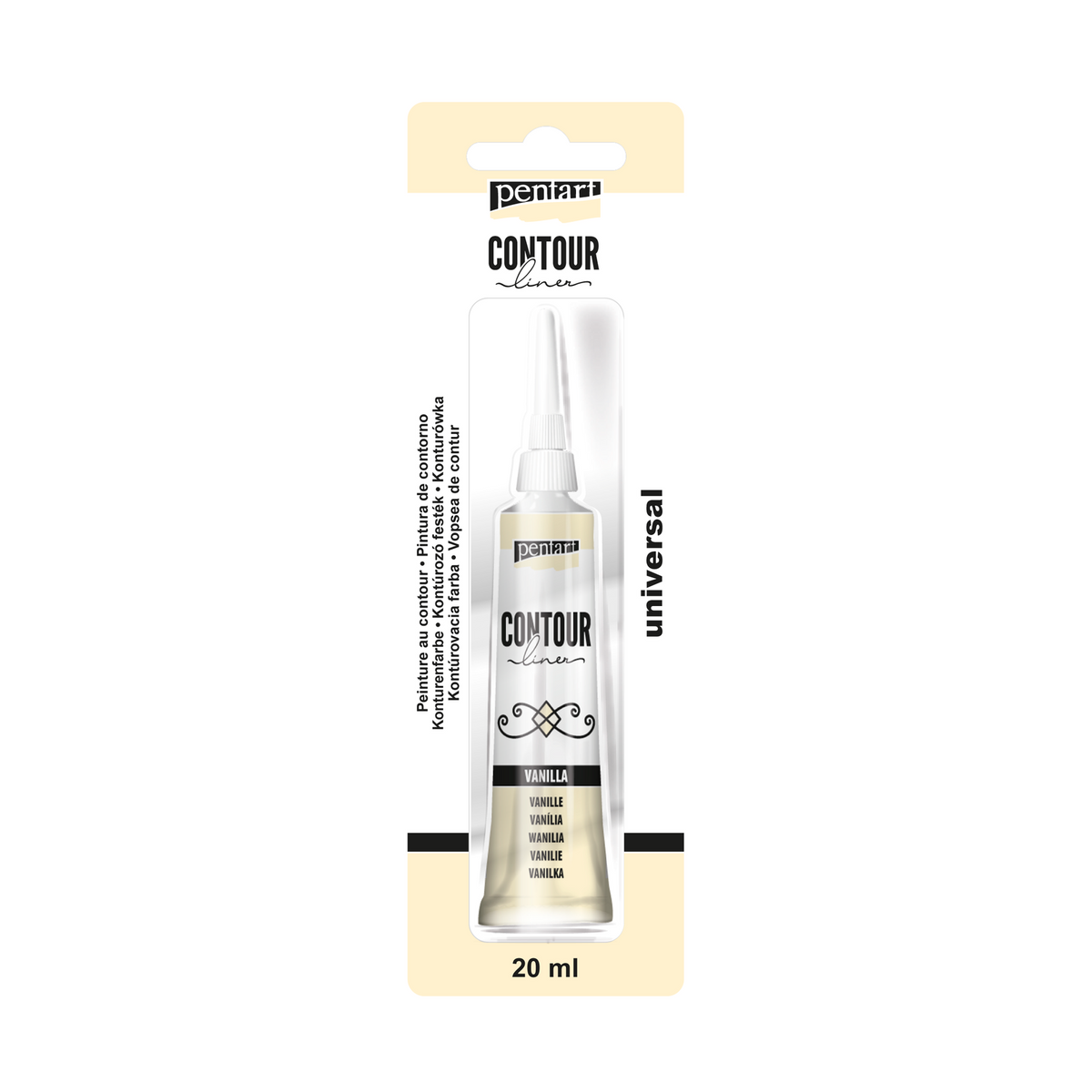 Pentart Contouring Paint 20 ml – vanilla