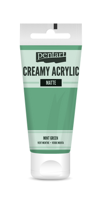 Pentart Creamy Matte Acrylic Paint, 60 ml – mint green