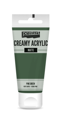 Pentart Creamy Matte Acrylic Paint, 60 ml – pine green