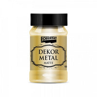 Pentart Decorative Paint 100 ml Metallic Matte | various colors — image 3