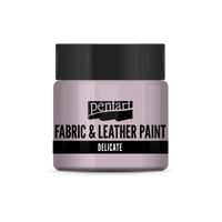 delicate fabric & leather paint 50 ml – purplish silver