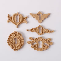 Pentart Elastic Wood Keyhole Set 1 cm - 5 pcs