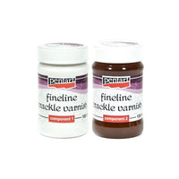 Pentart Fine-Line Crackle Varnish, 2-Step, 100 ml + 100 ml