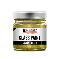 PENTART Glass Paint 30 ml – Glitter Gold