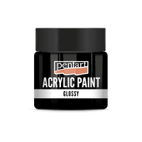 Pentart Glossy Acrylic Paint 50 ml – black