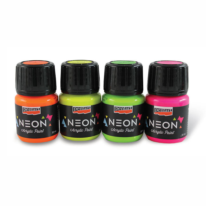 PENTART Neon Acrylic Paint 30 ml | various colors — image 2