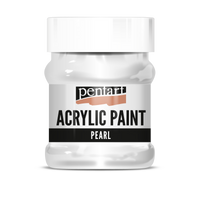 Pentart Pearl Acrylic Paint 230 ml – White