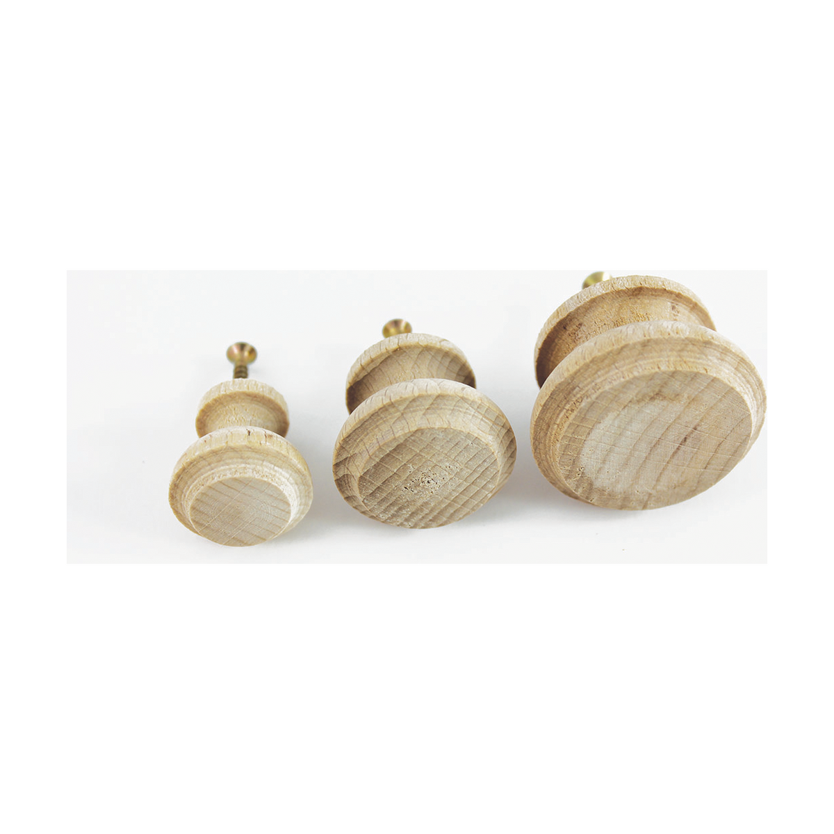 Pentart wooden knob convex-flat – dia. 25, - 10