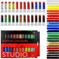 Phoenix Acrylic Paint Set, 12–24 x 12 ml