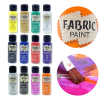 Phoenix Fabric Paint Set, 12–24 x 59 ml