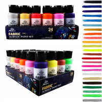 Phoenix Fabric Paint Set, 12–24 x 59 ml