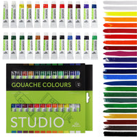 Phoenix Gouache Paint Set, 12–24 x 12 ml
