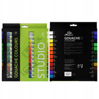 Phoenix Gouache Paint Set, 12–24 x 12 ml