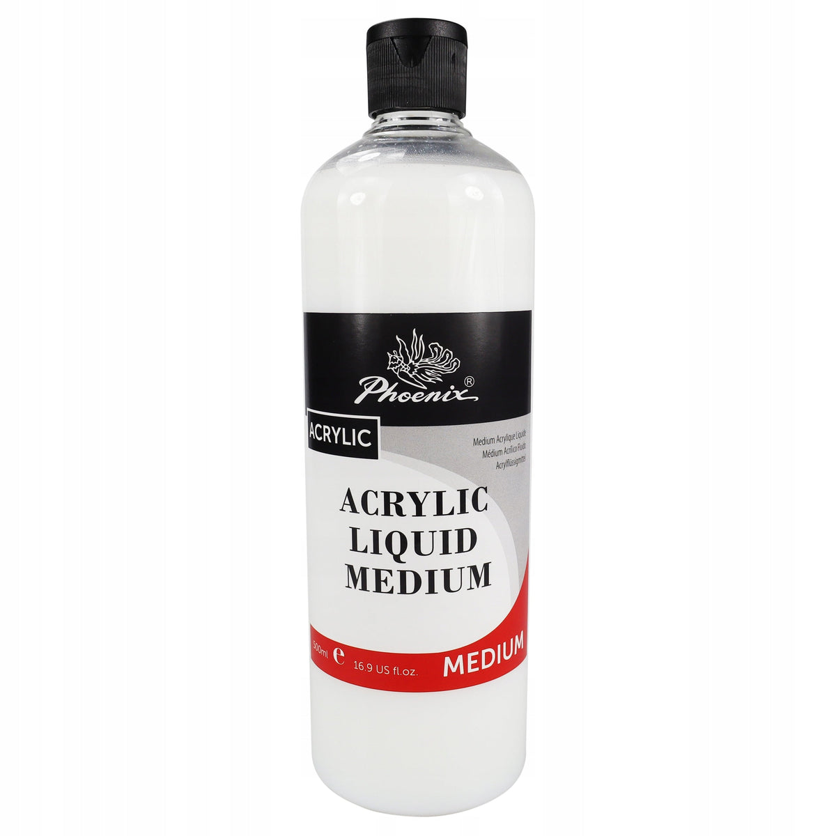 Phoenix Liquid Acrylic Medium, 75–500 ml