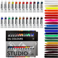 Phoenix Oil Paint Set, 12–24 x 12 ml