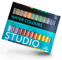 Phoenix Watercolor Paint Set, 12–24 x 12 ml