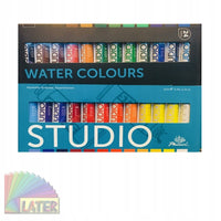 Phoenix Watercolor Paint Set, 12–24 x 12 ml