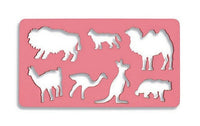 Plastic Animal Stencil 3 - Camel