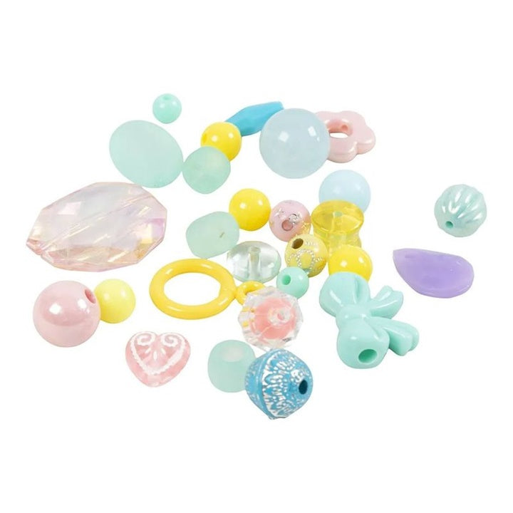 Plastic Beads, Assorted Colors, 900+ pcs — image 3