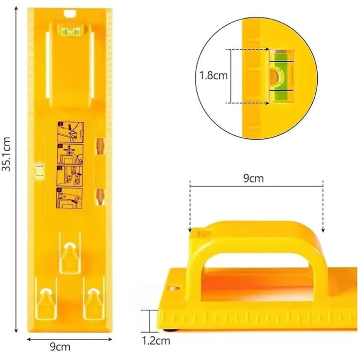Plastic Spirit Level with Hanging Markings — image 3