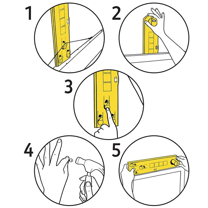 Plastic Spirit Level with Hanging Markings — image 4