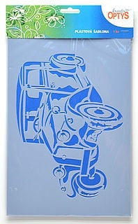 Plastic Stencil, 20x30 cm - Car 2