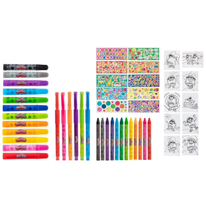 Play-Doh Kids' Craft Supplies Set, 50 pcs